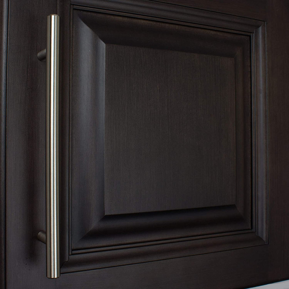 5 Pack 5 inch Center Solid Steel Cabinet Pull Modern Contemporary Metal Stainless Finish - Diamond Home USA