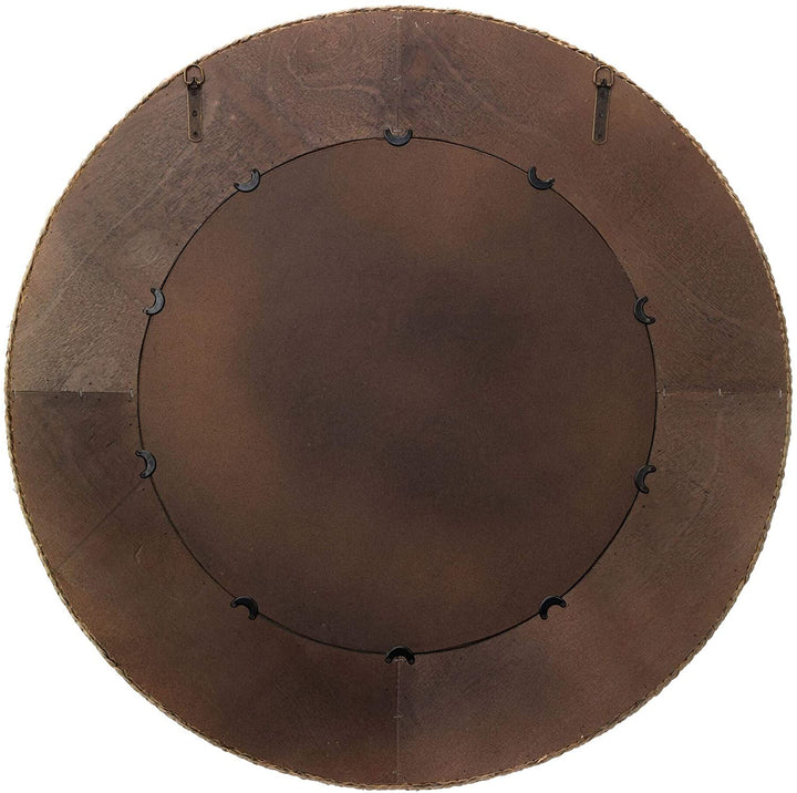 Meadow Mirror Beige Transitional Hooks Included - Diamond Home USA