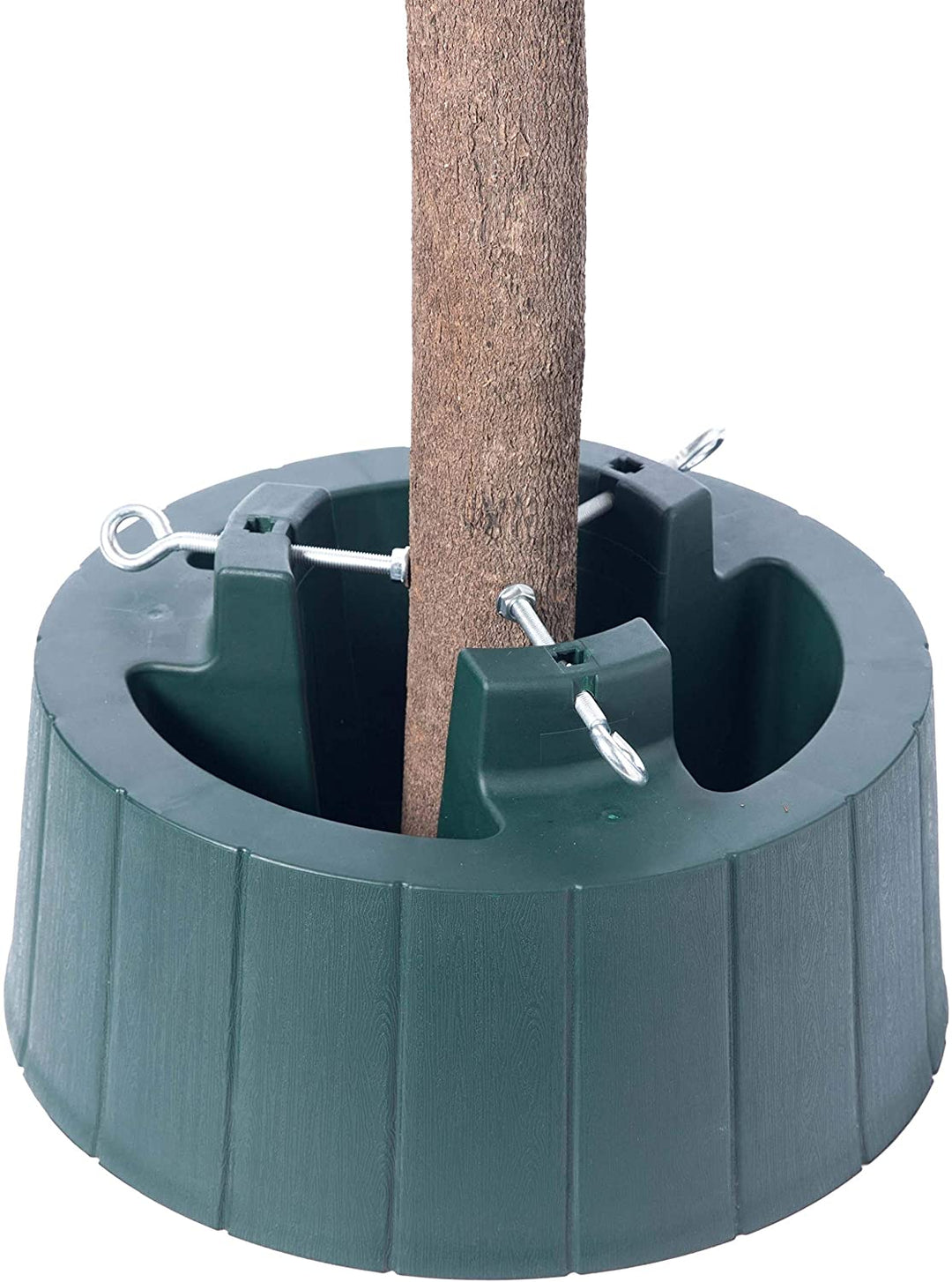 Green Plastic Christmas Tree Stand Screw Fastener - Diamond Home USA