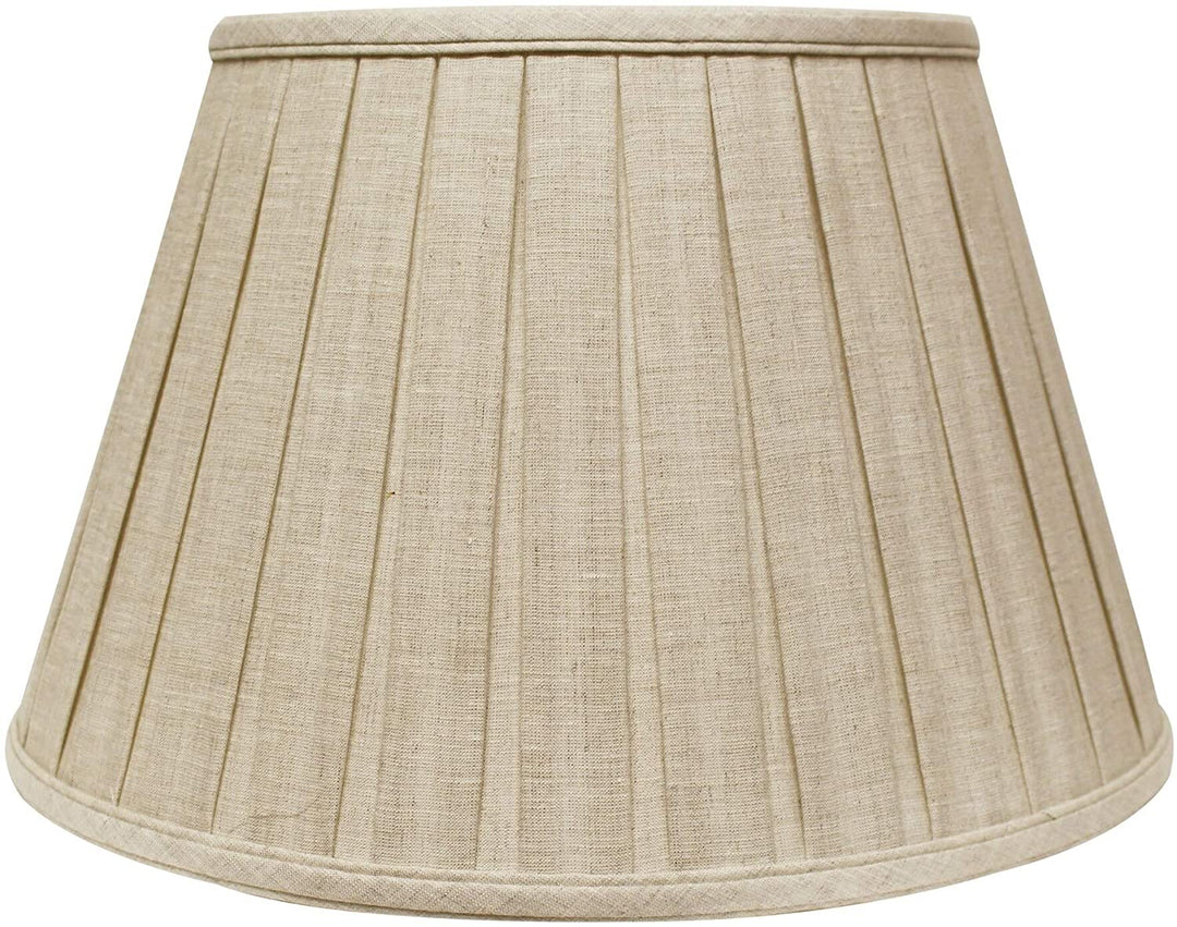 Cloth Wire Slant Linen Box Pleat Softback Lampshade Washer