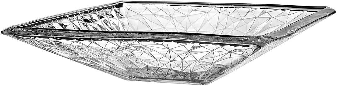 European Glass Centerpiece Bowl 13 7" Diameter