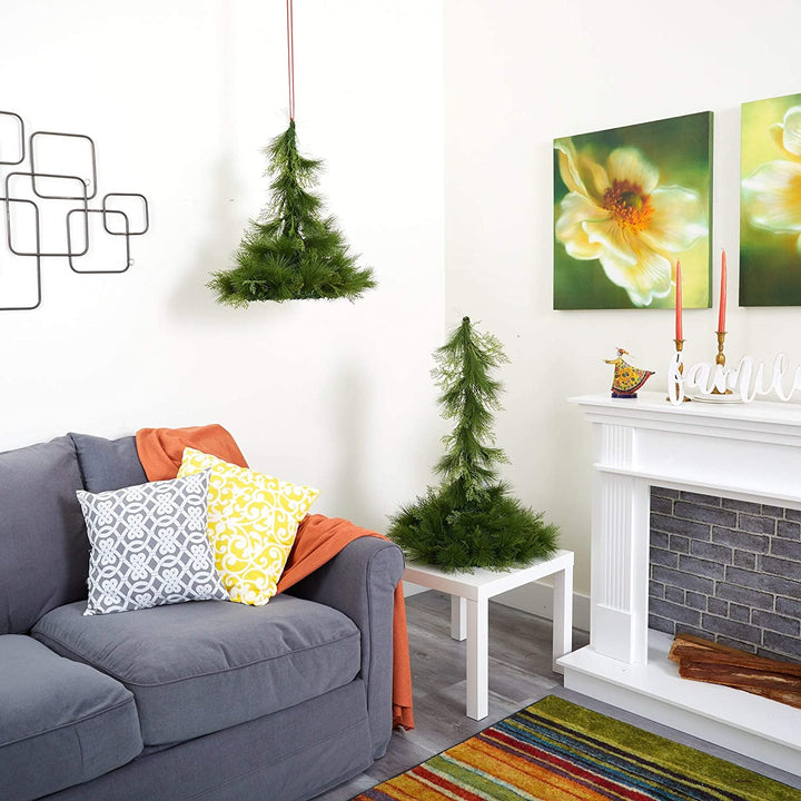 24" 36" Table Top/Hanging Christmas (Set 2) Green - Diamond Home USA