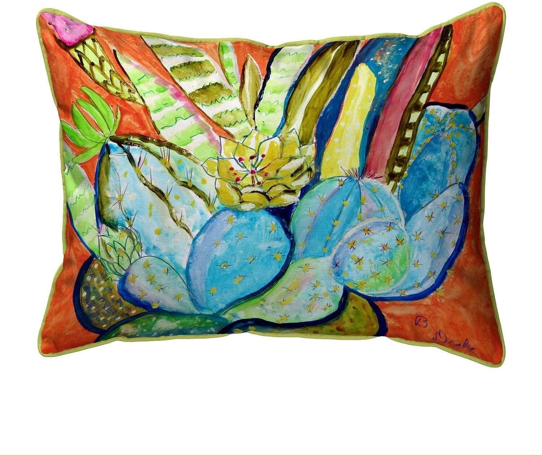 Cactus I Extra Large Zippered Pillow 20x24 Color Graphic