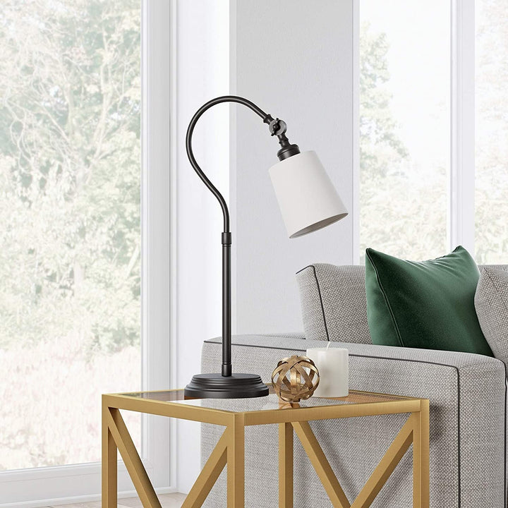 Blackened Bronze Table Lamp Black Modern