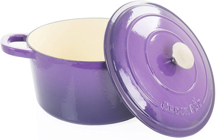 Artisan 2 Piece 5 Quart Enameled Cast Iron Dutch Oven Lid