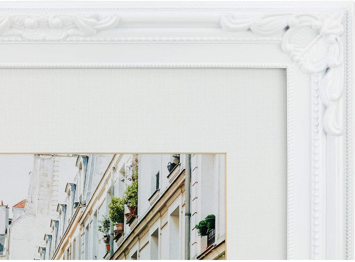 Kg Georgia Picture Frame White 8" X10" - Diamond Home USA