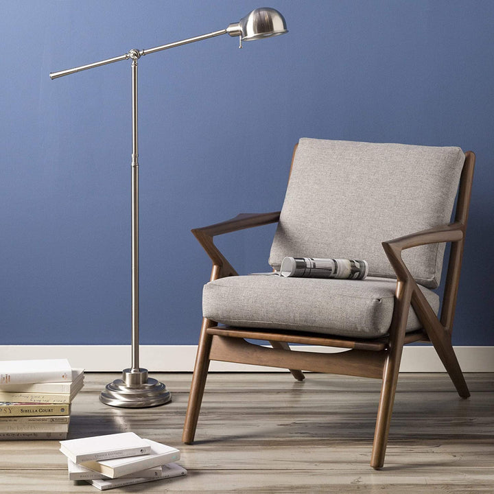 Contemporary Don Floor Lamp Silver Modern