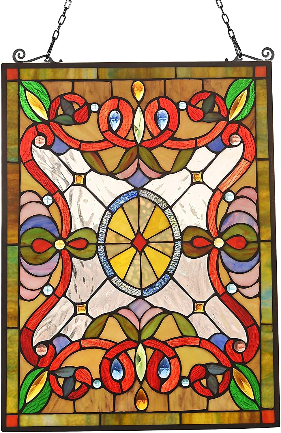 Tiffany Window Panel/suncatcher Color Traditional