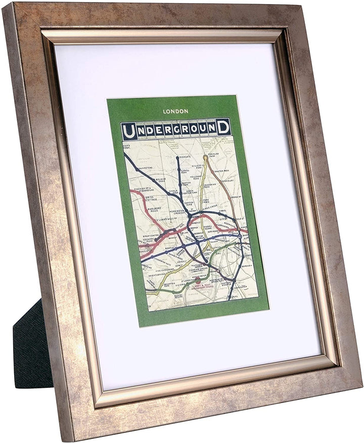 MISC Photo Frame Brown Square Plastic