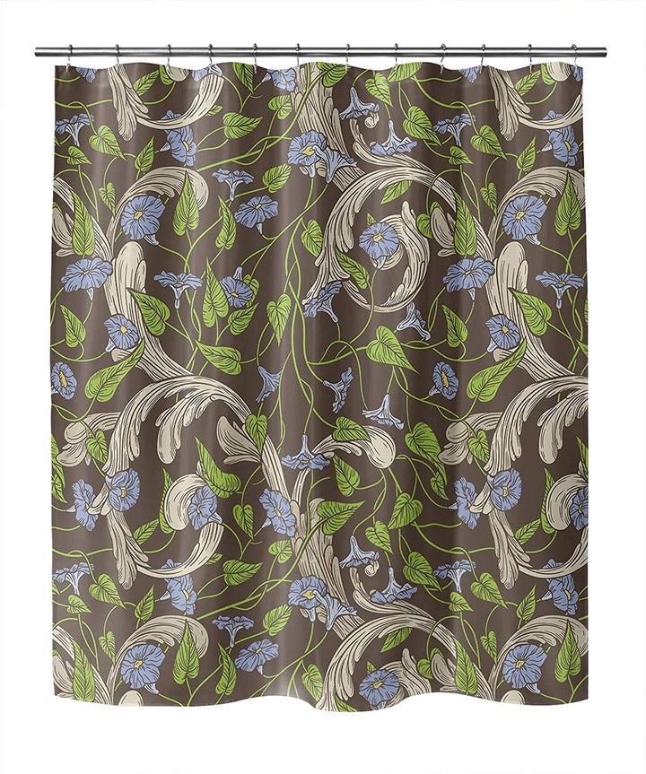Ivory Shower Curtain by 71x74 Off/White Floral Cottage