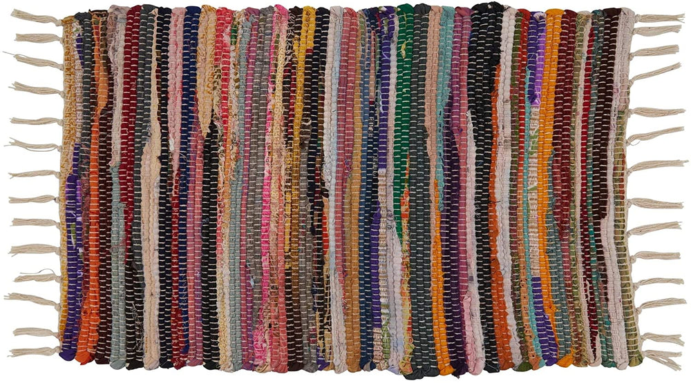 Placemats Colored Design (Set 4) Color Oblong Cotton Polyester - Diamond Home USA