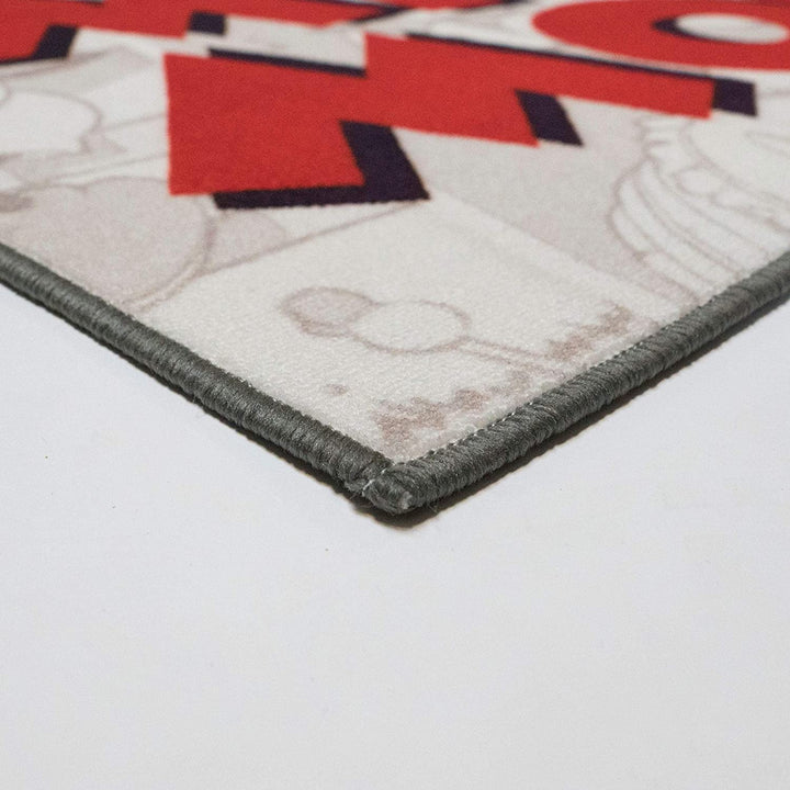 Area Rug (4'6" X 6'6") 4'6" 6'6" Color Graphic Kids Tween Polyester Latex Free Non Slip
