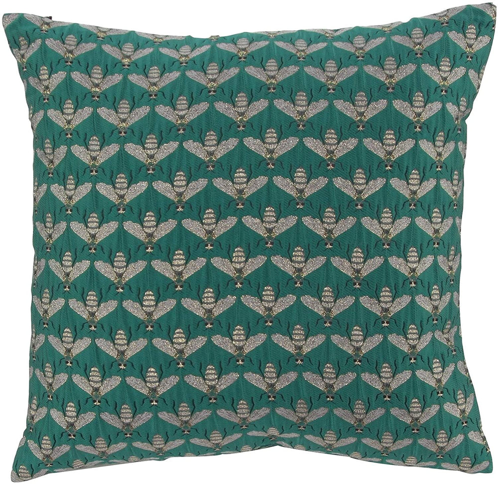 Modern 17 X Inch Green Pillowcase Contemporary Pattern Polyester 2 Piece - Diamond Home USA