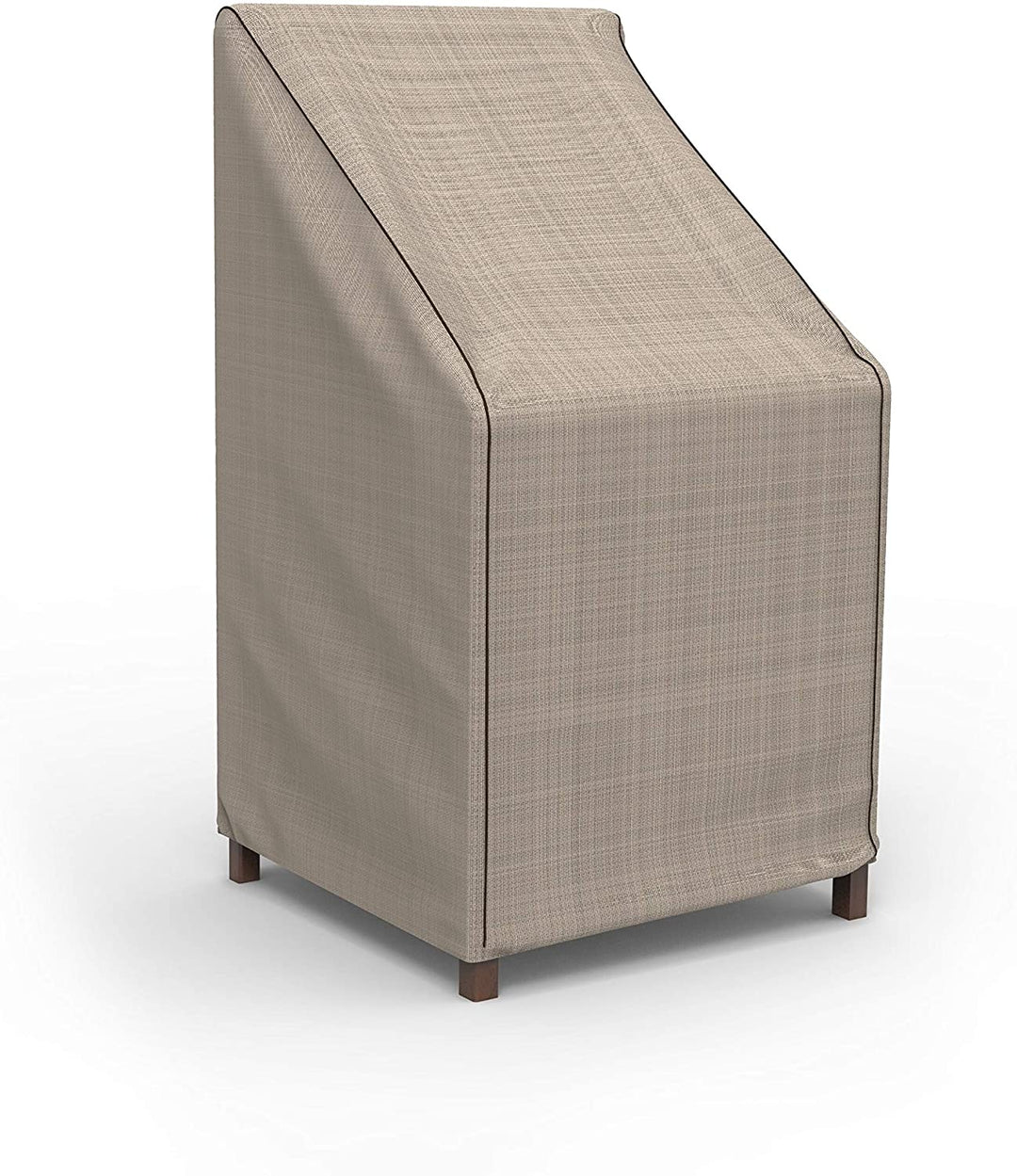 Waterproof Outdoor Barstool Cover English Garden Tan Tweed