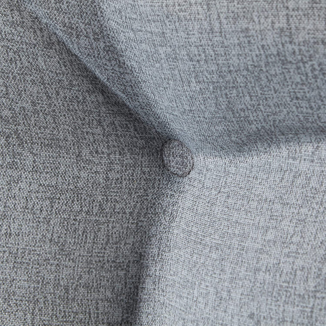 MISC Gray 18 inch X 51 inch Outdoor Bench Cushion Grey Solid Casual Transitional Polyester Fade Resistant Water