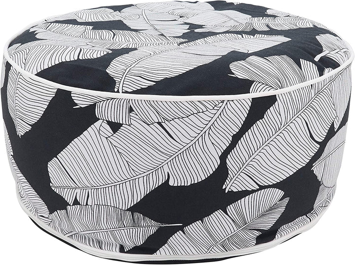 Banana Leaf Outdoor Ottoman Color Nature Nautical Coastal
