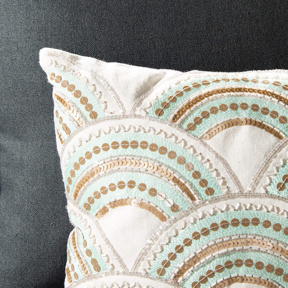 Decorative Pillow Assorted Color Textured Bohemian Eclectic Casual Glam Cotton Single Removable Cover - Diamond Home USA