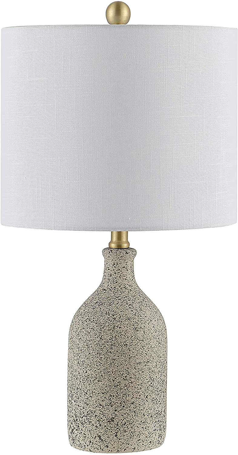 Lighting 23 inch Ceramic Table Lamp 12" X 23" Grey Modern Contemporary Traditional Gold Bulbs Included - Diamond Home USA