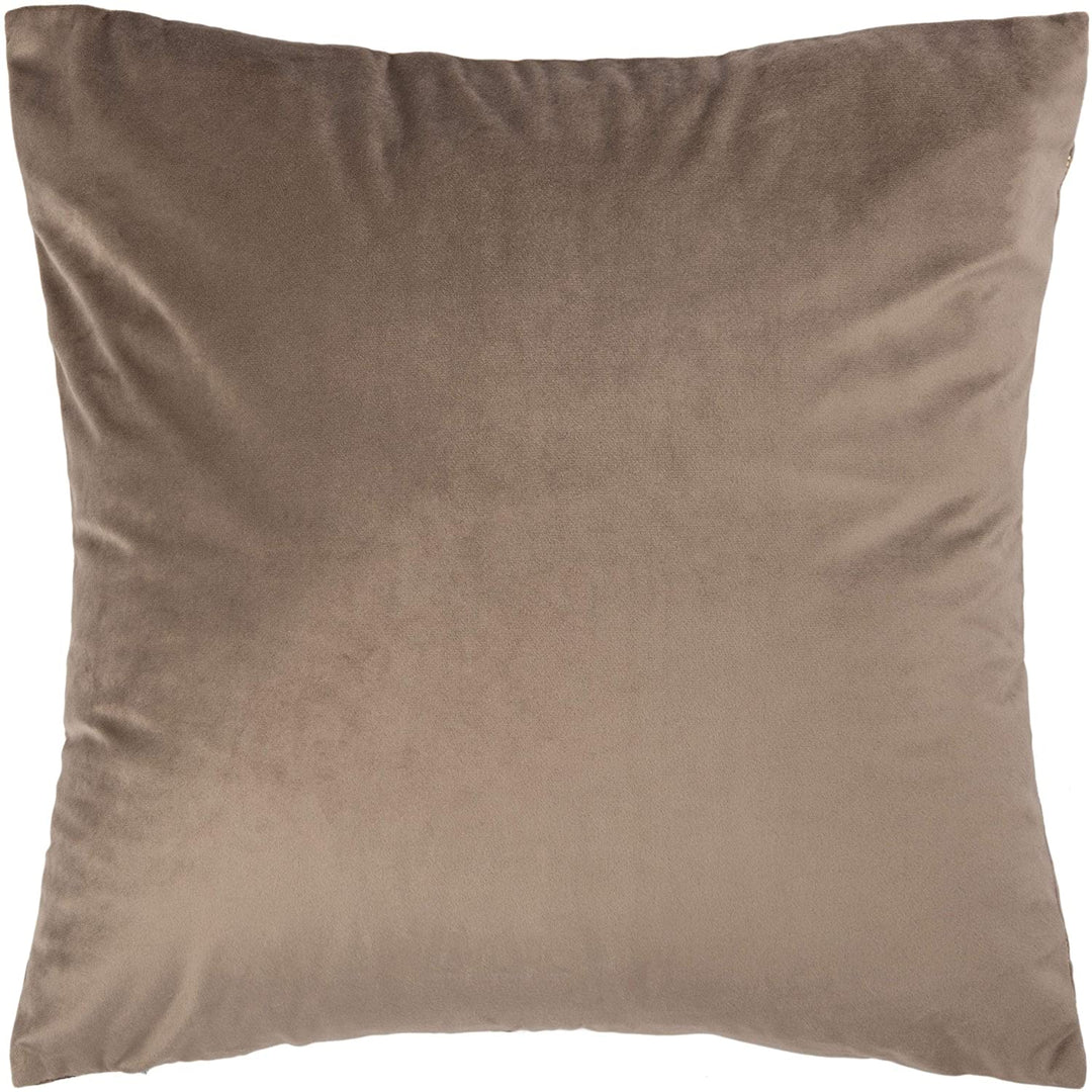 18 inch Art Throw Pillow Taupe Geometric Modern Contemporary Polyester - Diamond Home USA