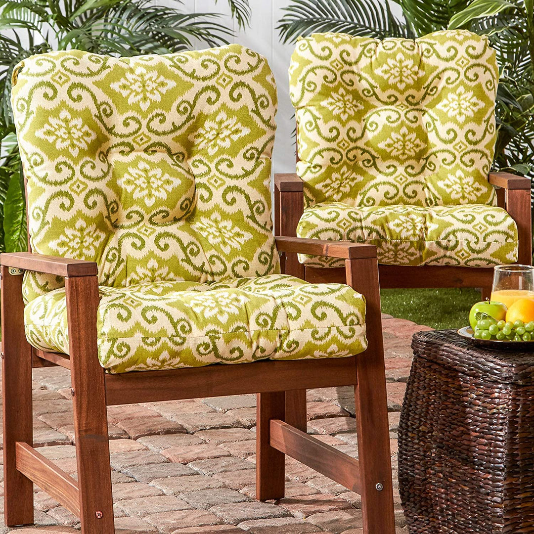 ocoa Beach Ikat 21 inch X 42 inch Outdoor Seat/Back hair