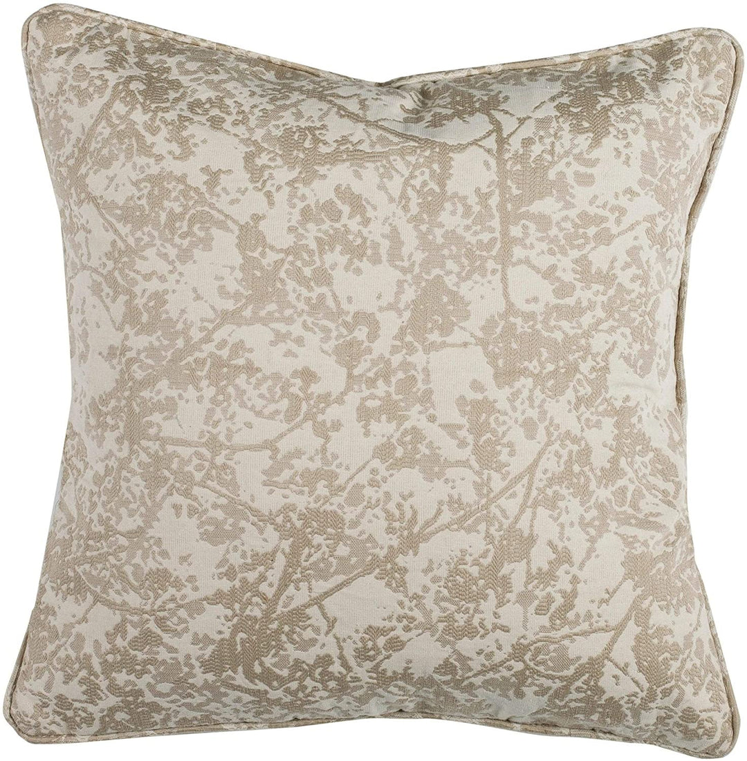 18" Pillow Beige Solid Color Modern Contemporary Polyester Single