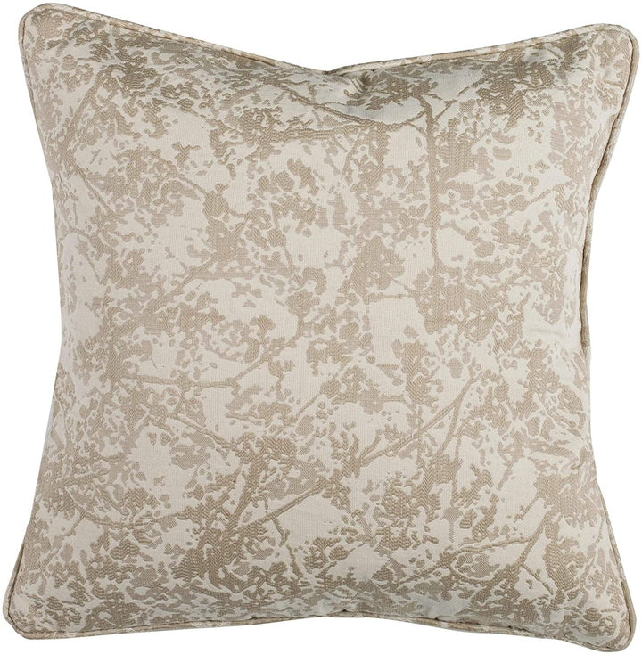 18" Pillow Beige Solid Color Modern Contemporary Polyester Single