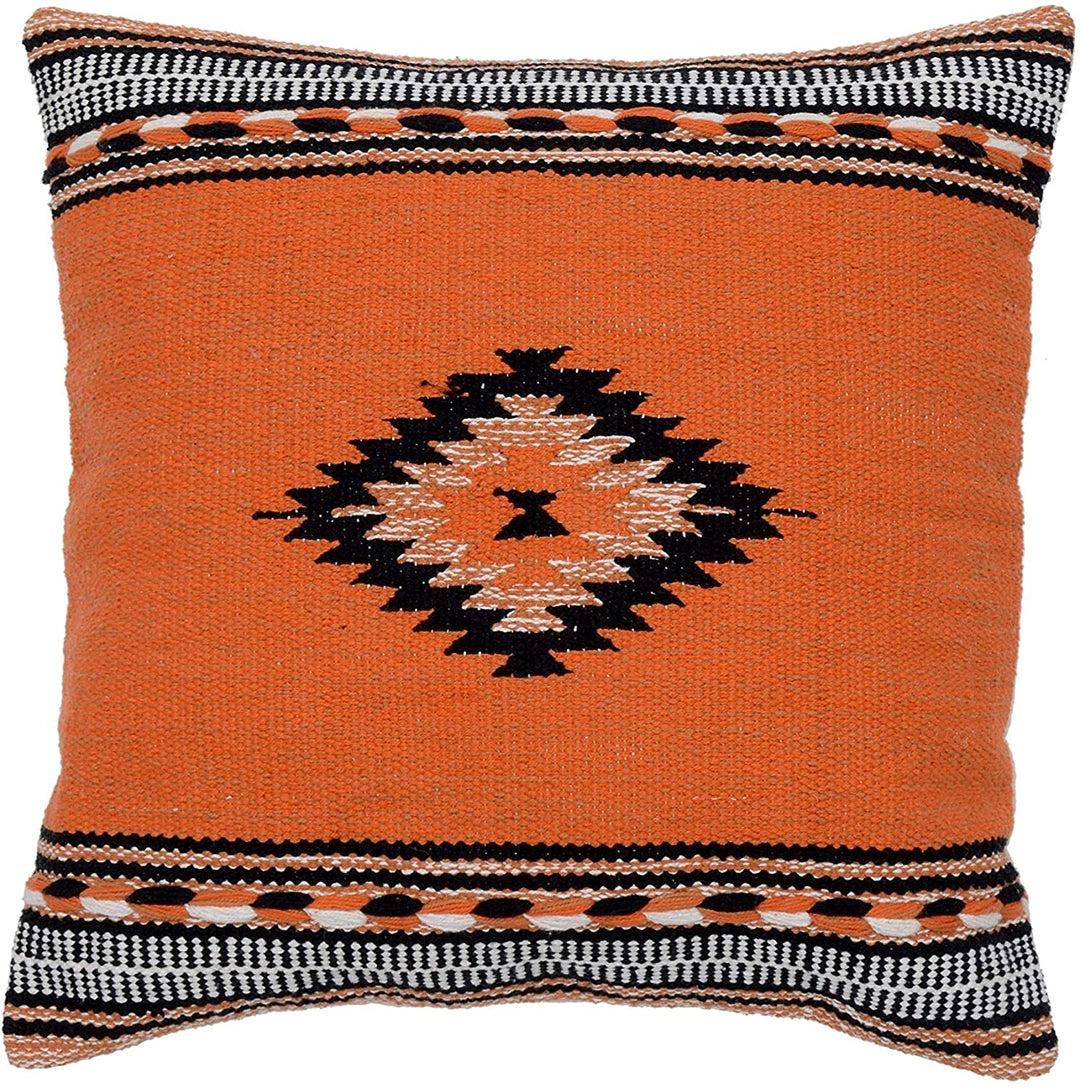 Handmade Cotton 20'' Throw Pillows (Set Two) Grey Off