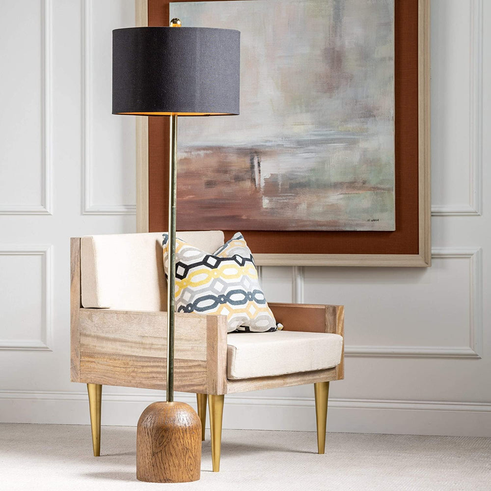 61 5" H Metal Resin Floor Lamp Color Traditional - Diamond Home USA
