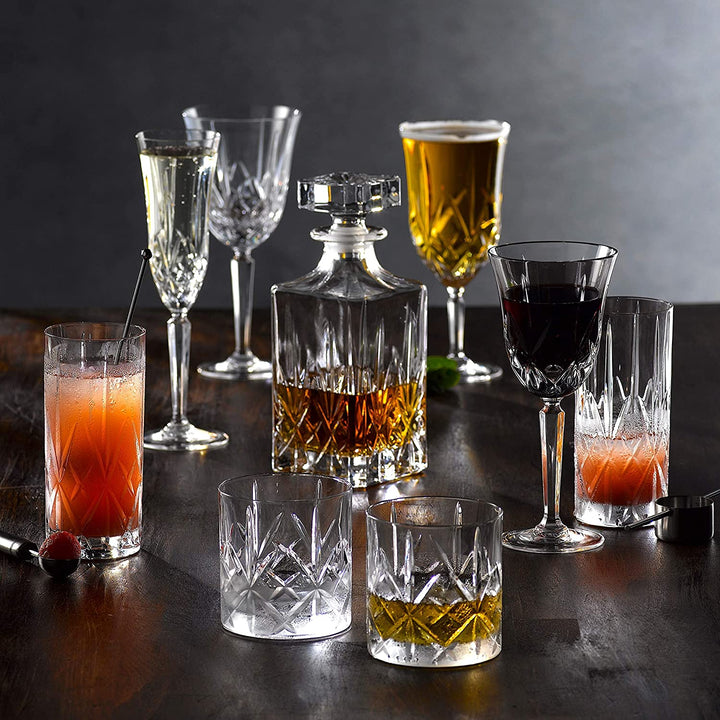 Tumbler Set/4 Clear Crystal - Diamond Home USA