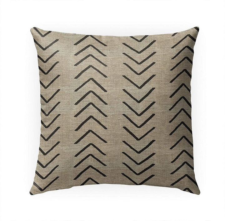 Mudcloth Indoor|Outdoor Pillow by Marina N/ 18x18