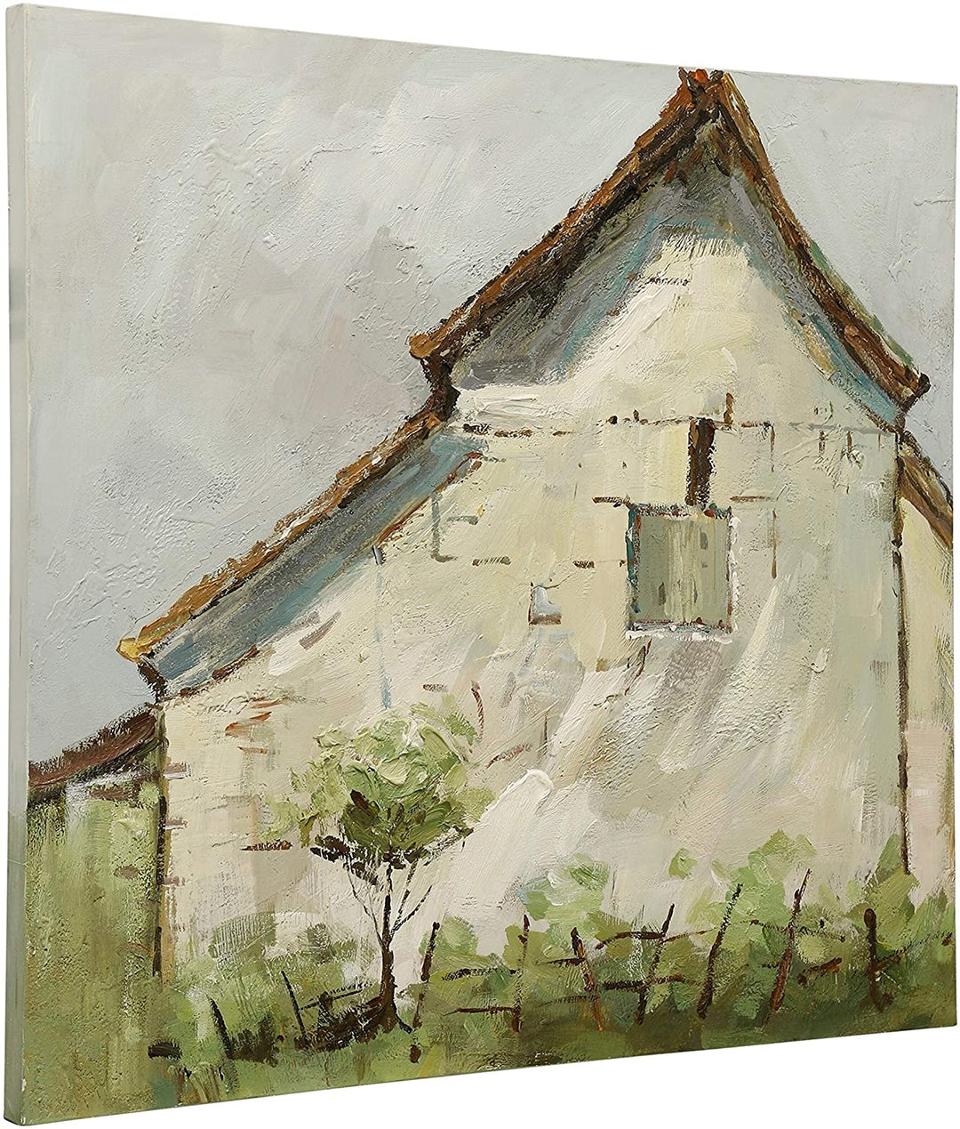 Vintage Farmhouse Canvas Wall Art Square