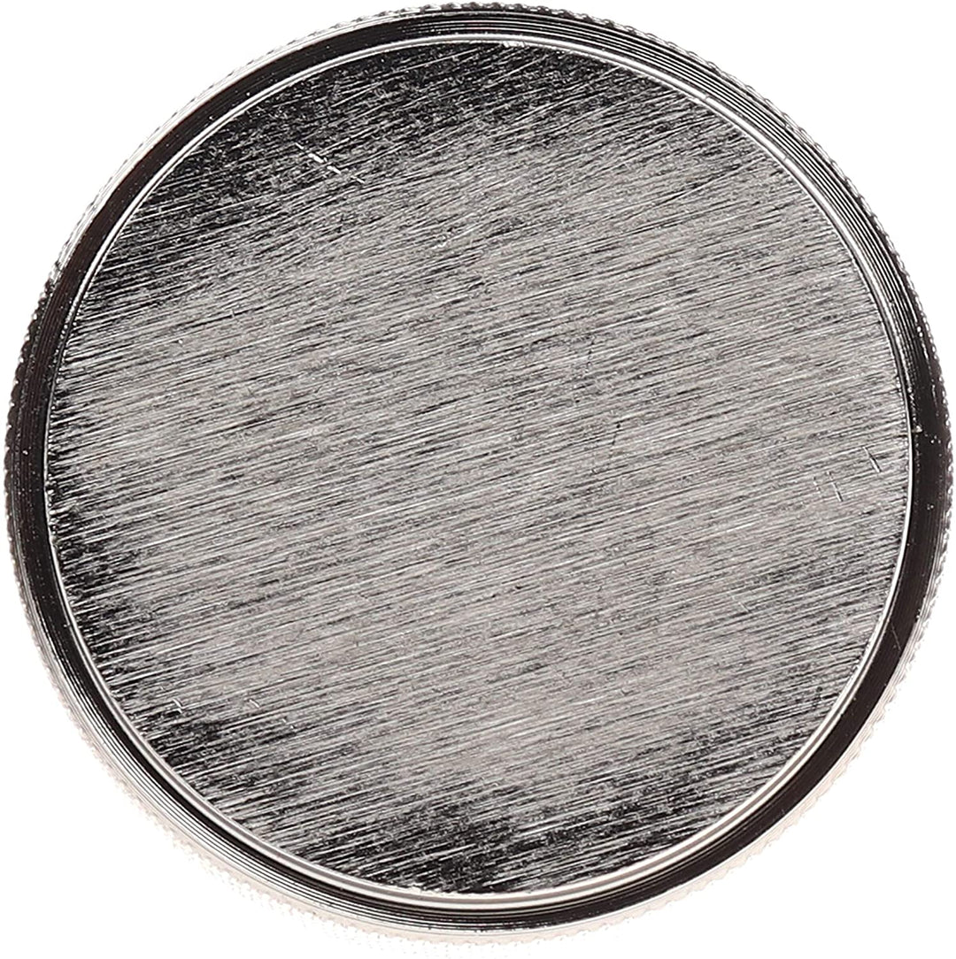 5 Pack 1 1/2 Inch Solid Round Cabinet Knob Modern Contemporary Zinc Satin - Diamond Home USA