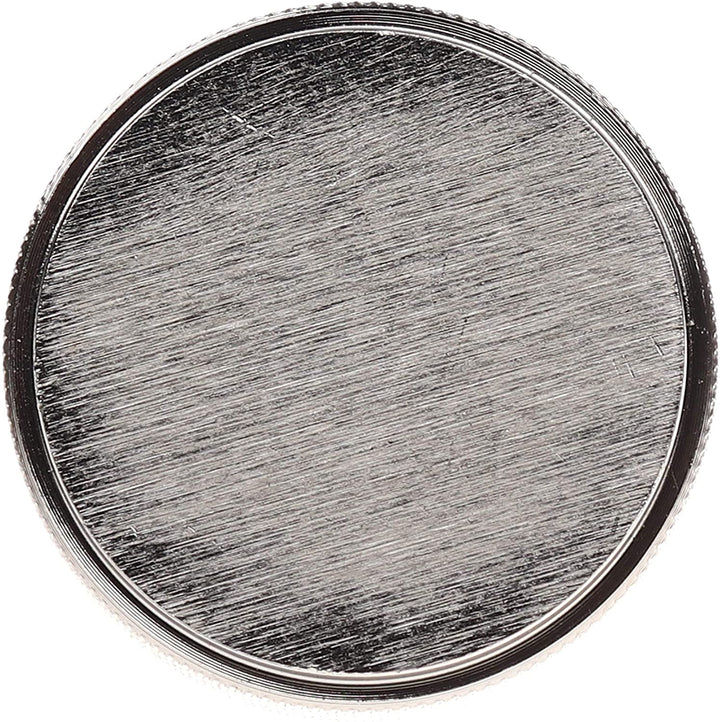 5 Pack 1 1/2 Inch Solid Round Cabinet Knob Modern Contemporary Zinc Satin - Diamond Home USA