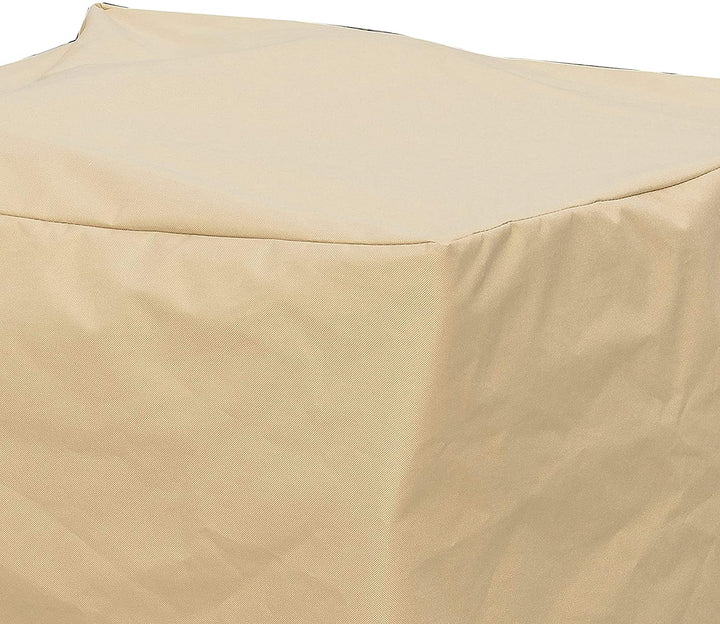 MISC Transitional Brown Small Chair Dust Cover Tan Fabric Polyester Uv Resistant Waterproof