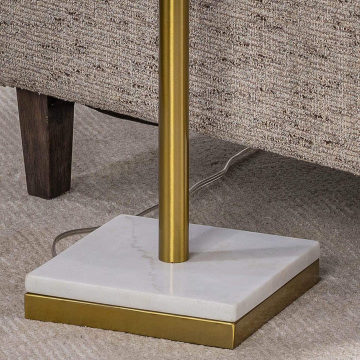 62" h Metal Floor Lamp Gold Modern Contemporary - Diamond Home USA