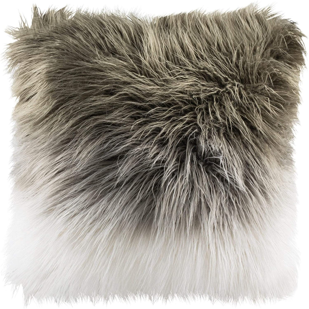 Decorative Pillow Grey/White Abstract Animal Check Casual