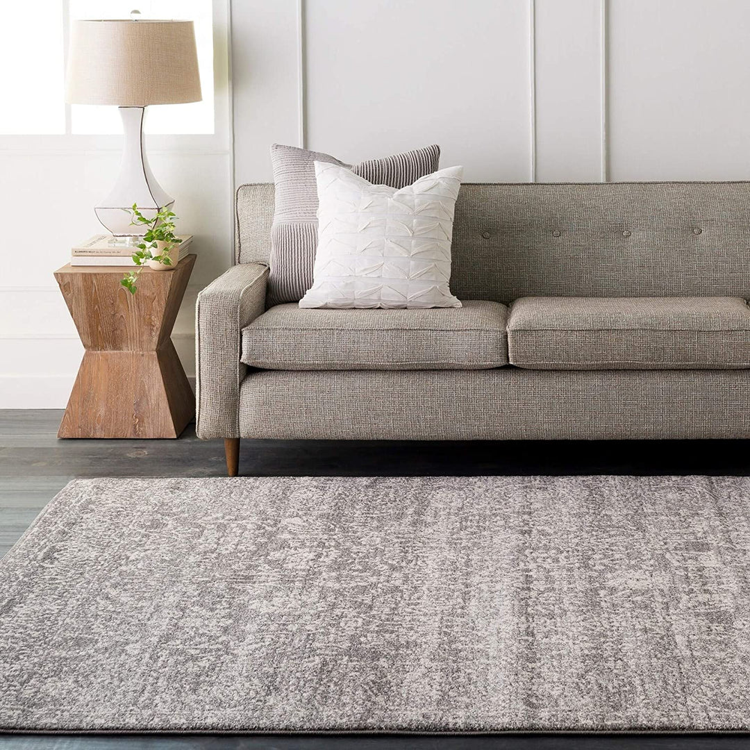 Vintage Nomad Area Rug 6'7" X 9' Grey Oriental