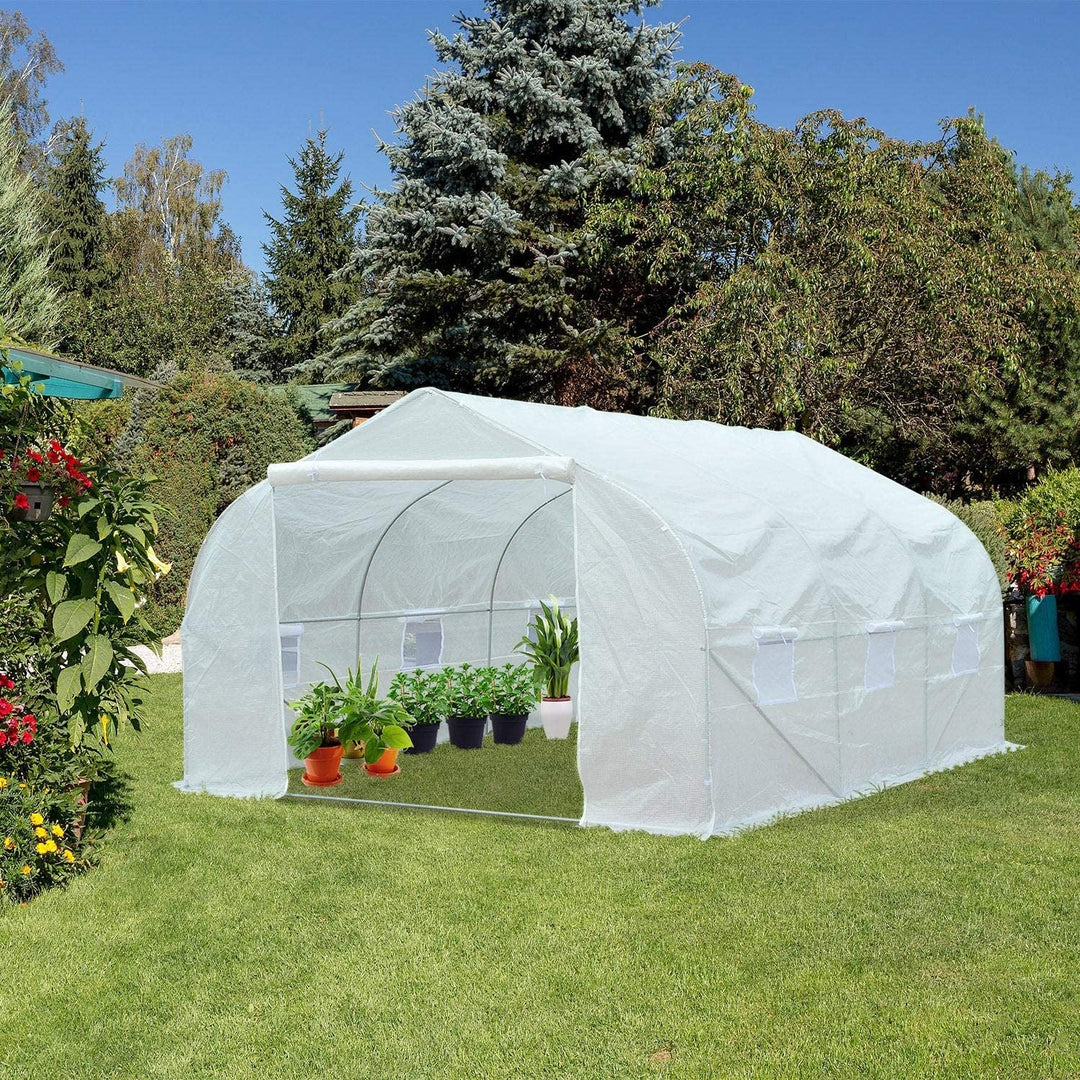 11 Ft X 10 7 Portable Walk Garden White Fabric