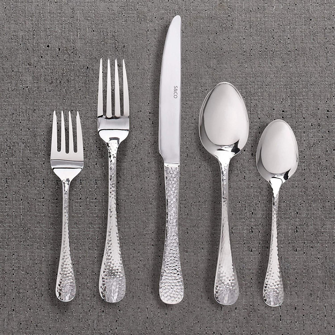 Flatware Stainless Steel 20pc Set Chicago None Modern Contemporary - Diamond Home USA