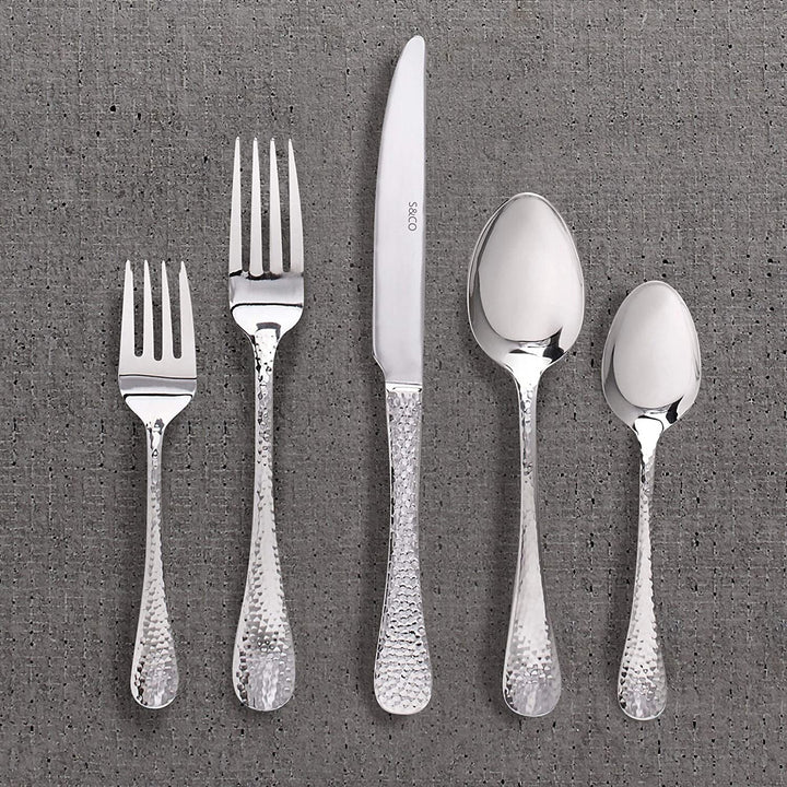 Flatware Stainless Steel 20pc Set Chicago None Modern Contemporary - Diamond Home USA