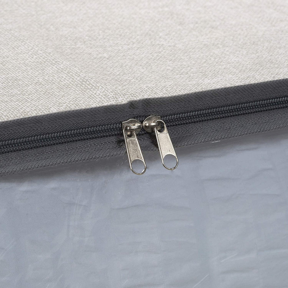 Blanket Bag Grey 24" xx 18"x 12" Fabric Textured - Diamond Home USA
