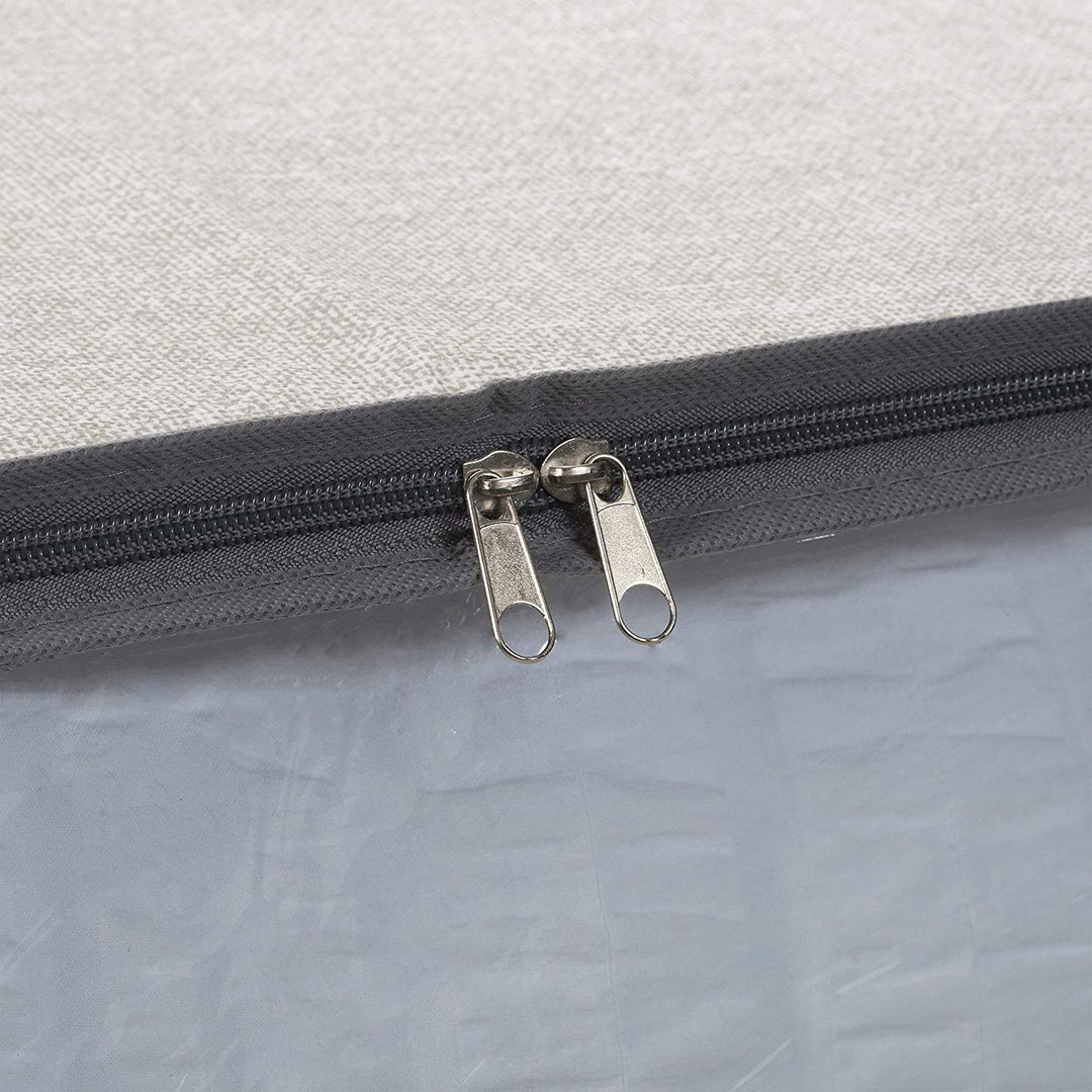 Blanket Bag Grey 24" xx 18"x 12" Fabric Textured - Diamond Home USA