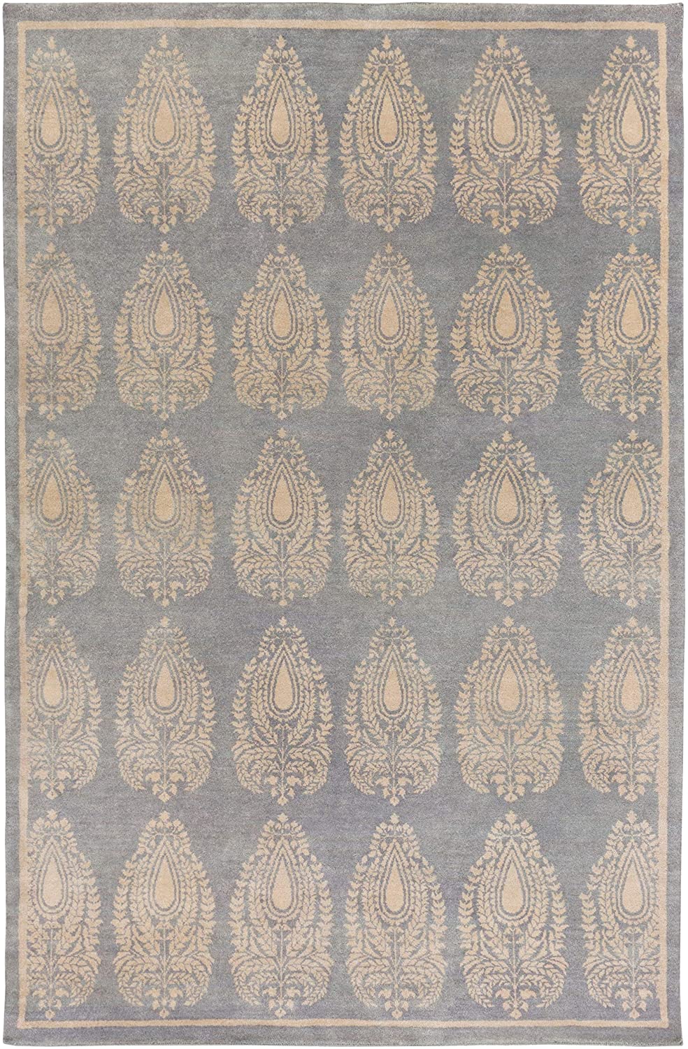 Hand Knotted Airport Wool Area Rug 2' X 3' Brown Grey