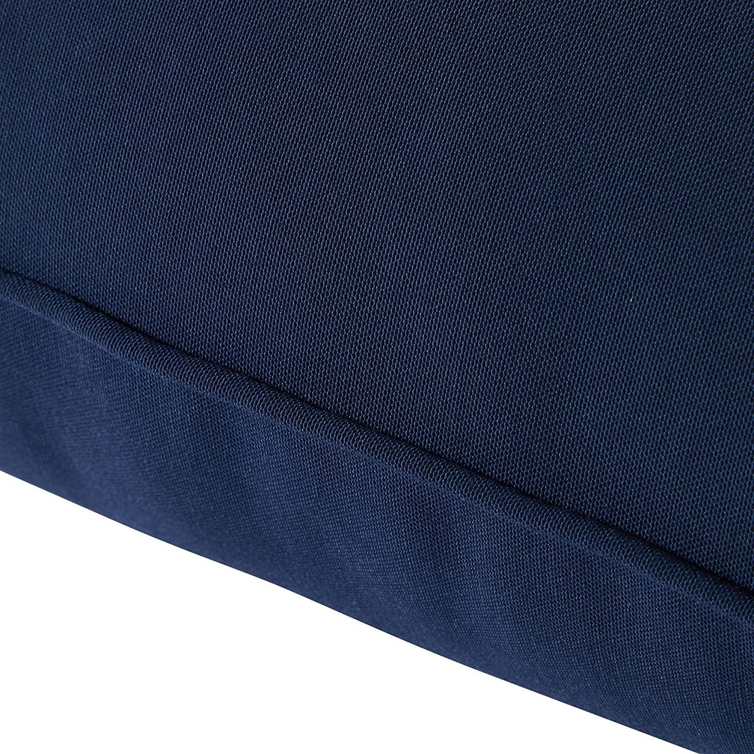 MISC Navy Outdoor 25 inch X 47 inch Deep Seat Cushion Set Blue Solid Casual Transitional Polyester Fade Resistant Water