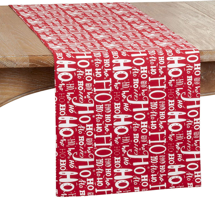 Table Runner Ho Design 16"x72" Red Cotton - Diamond Home USA