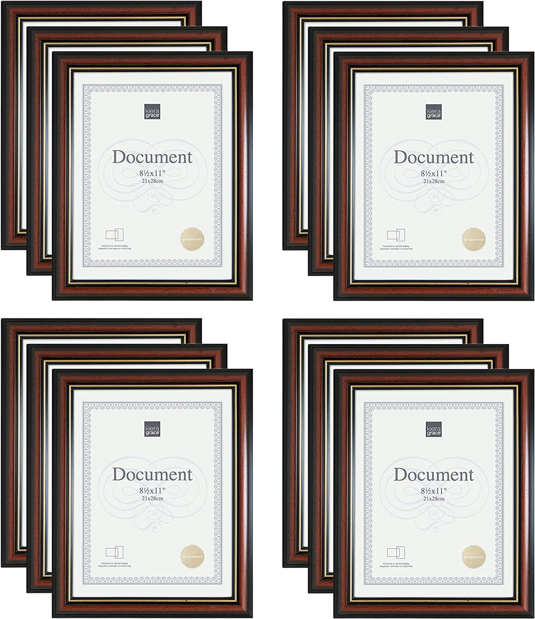 Kg Document Frame Colored 8 5"