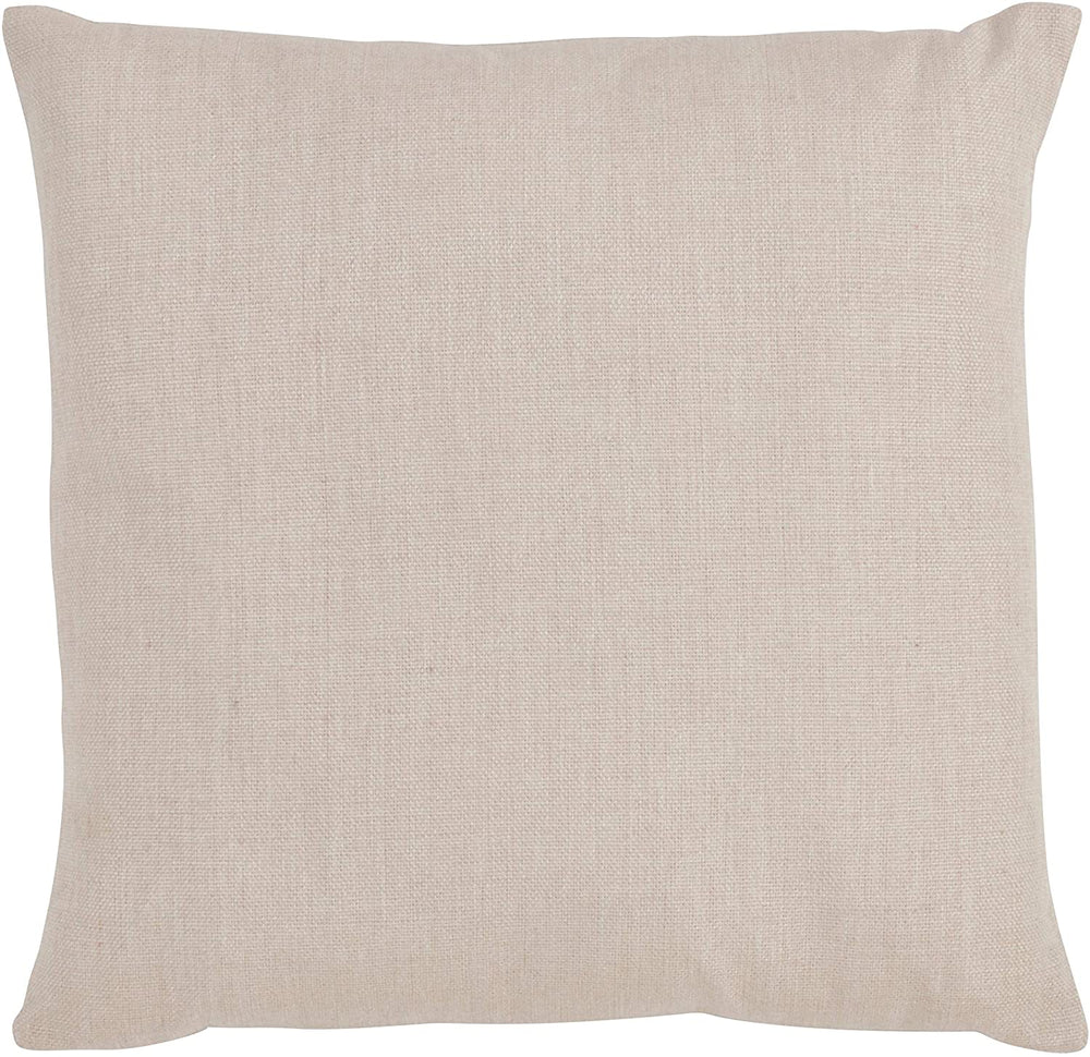 Beige Eucalyptus Throw Pillow Floral Traditional Polyester One - Diamond Home USA