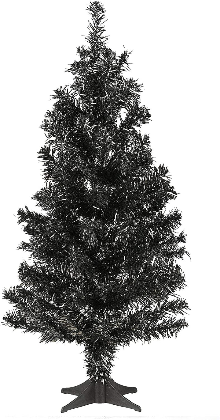 2 Ft Tree Black Purple 2ft Black Plastic Un