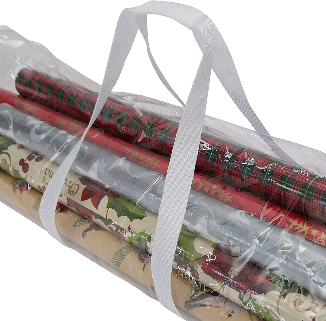 Clear Gift Wrap Storage Bag 8 6"x 30" - Diamond Home USA