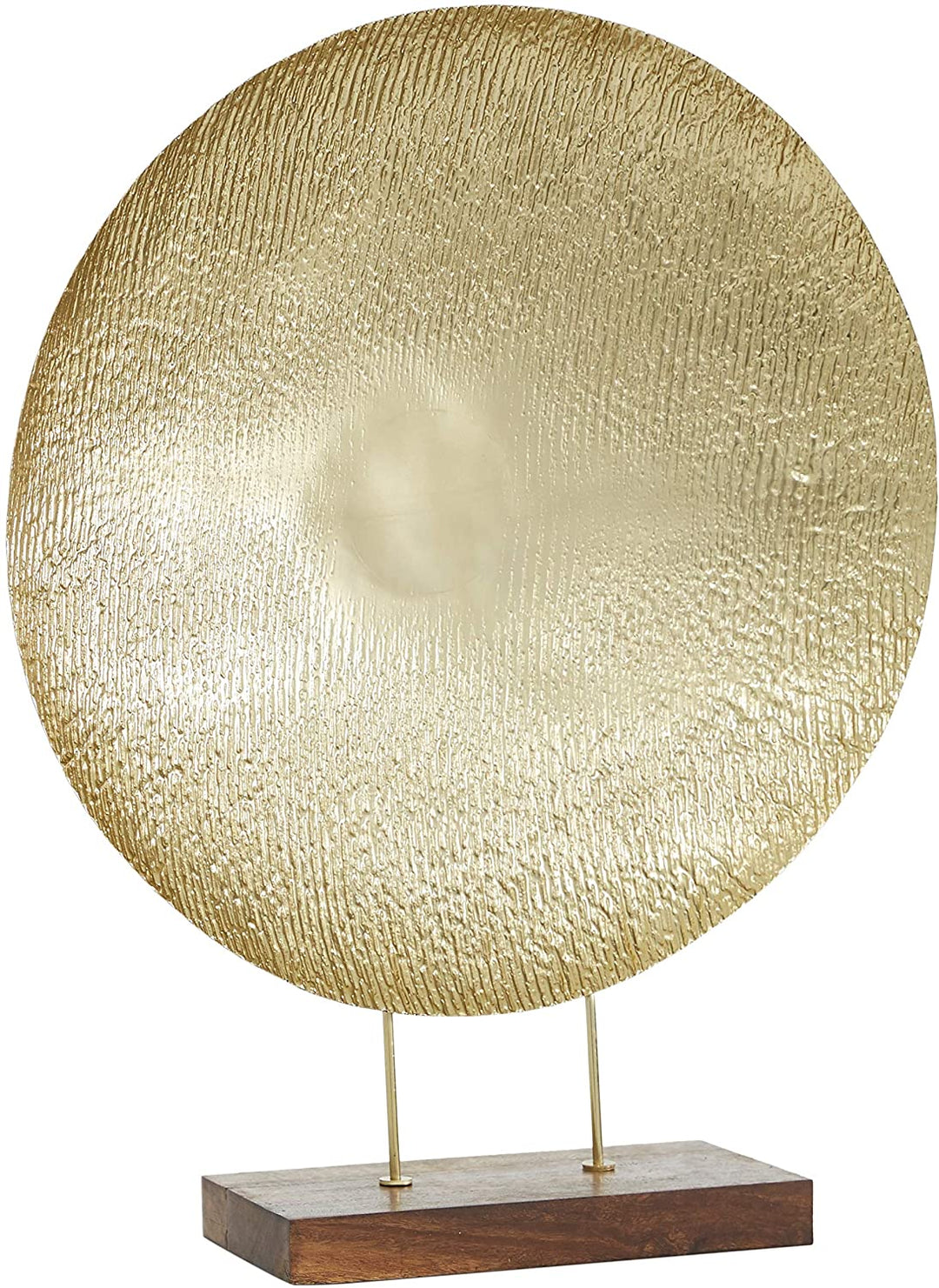 Metal Gold Platter Display 22" X 27" 22 X 6 27round